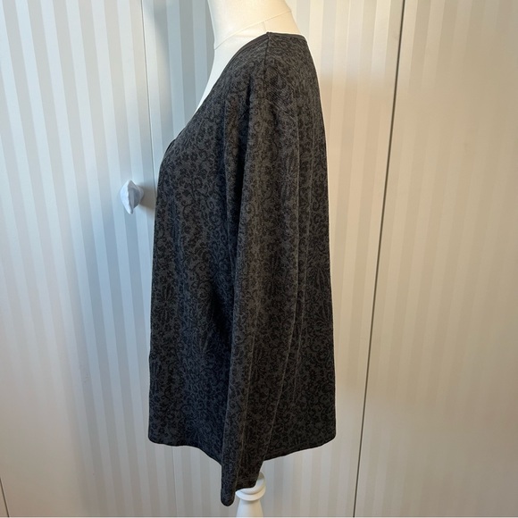 Just my Size JMS gray pattern light sweater Size 3X - Picture 3 of 8